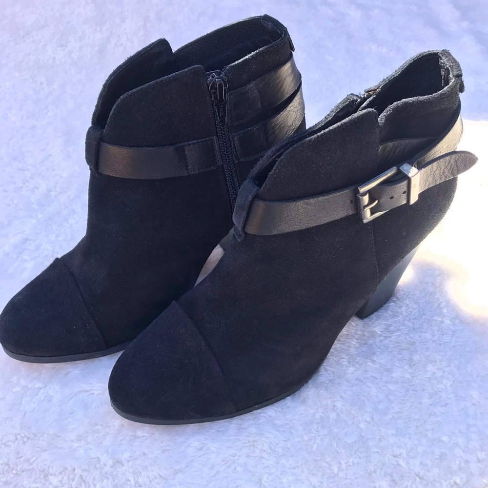 Firth Suede zip up booties